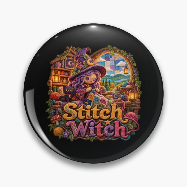 Artikelvorschau, Stitch Witch – Hexenhafter Häkel- und Garnhumor entworfen und verkauft von gorff.