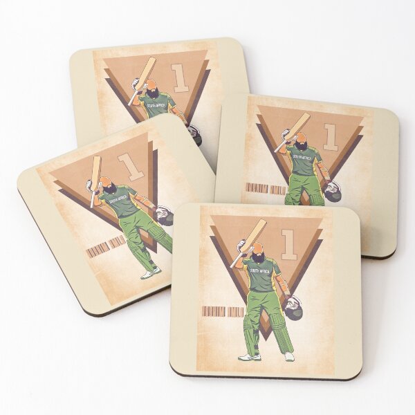 Item preview, Hashim Amla - Batsman - Retro T20 - Cricket Player designed and sold by GlimTig.