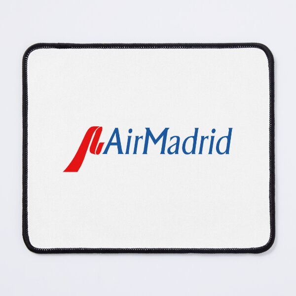 Item preview, Air Madrid Airline Logo with Red Wing Symbol and Blue Text designed and sold by John D Gonzalez.