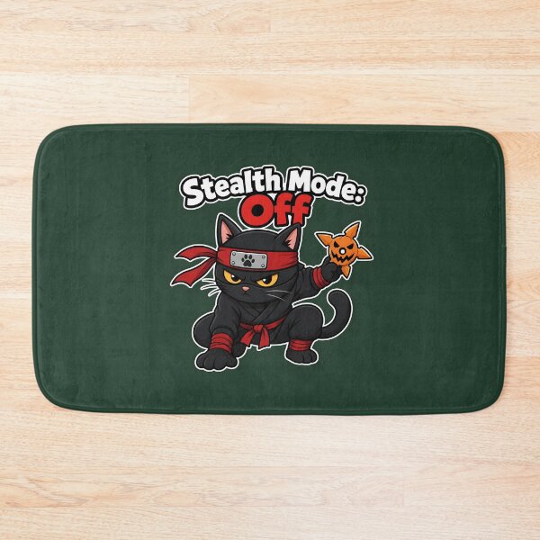Item preview, Ninja Cat Stealth Mode Funny Halloween designed and sold by Glitchart66.