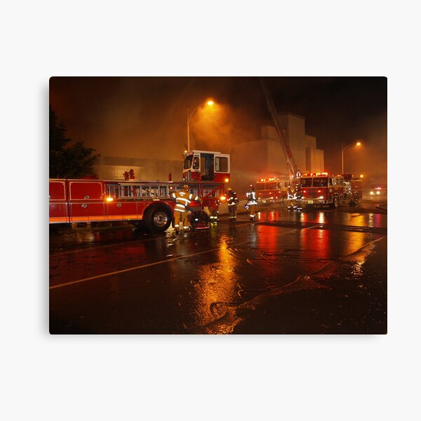 Burbank Fire Dec 26, 2006 Canvas Print