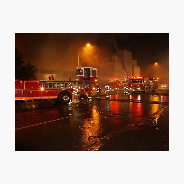 Burbank Fire Dec 26, 2006 Photographic Print