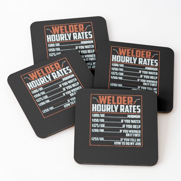 Item preview, Funny Welder Hourly Rates Price Sign designed and sold by DrJennings12.