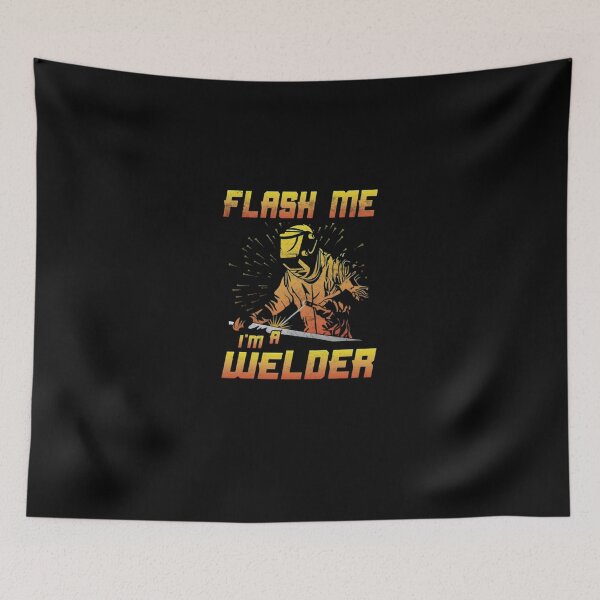 Item preview, Retro Sunset Welder Mask Spark Graphic designed and sold by DrJennings12.