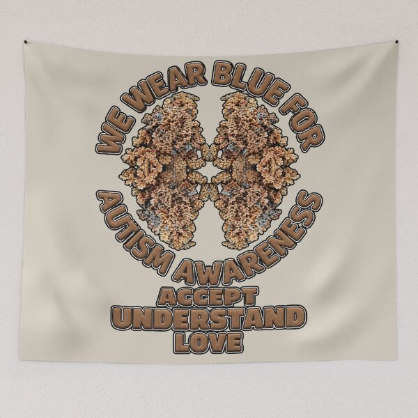 Item preview, We Wear Blue Accept Understand Love Autism Support designed and sold by ArtDesignTp.