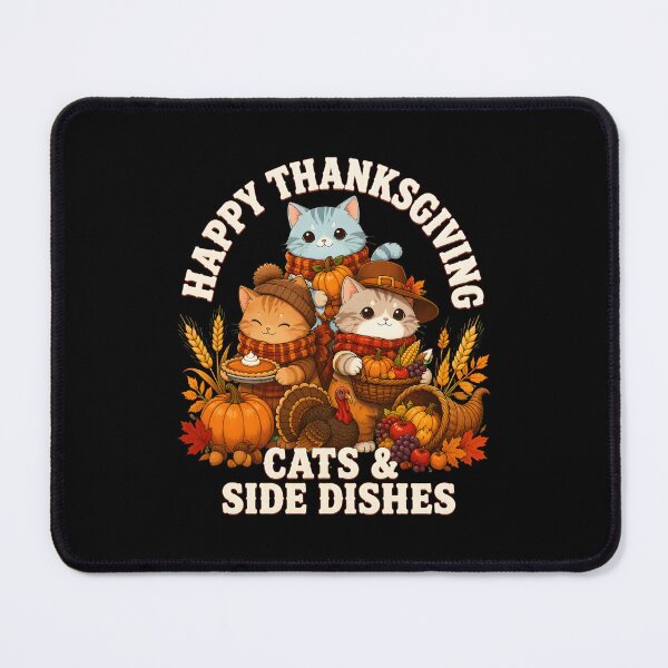 Item preview, Happy Thanksgiving Cats and Side Dishes designed and sold by leocreatives.
