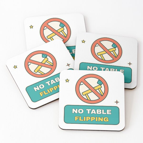 Item preview, No Table Flipping - Funny Board Game House Rule designed and sold by Playful Paper Club.