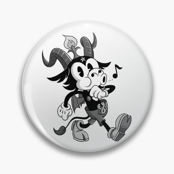 Artikelvorschau, Blackcraft Atheist Satan Baphomet Goat Retro Cartoon Lucifer entworfen und verkauft von TawnyBurke.