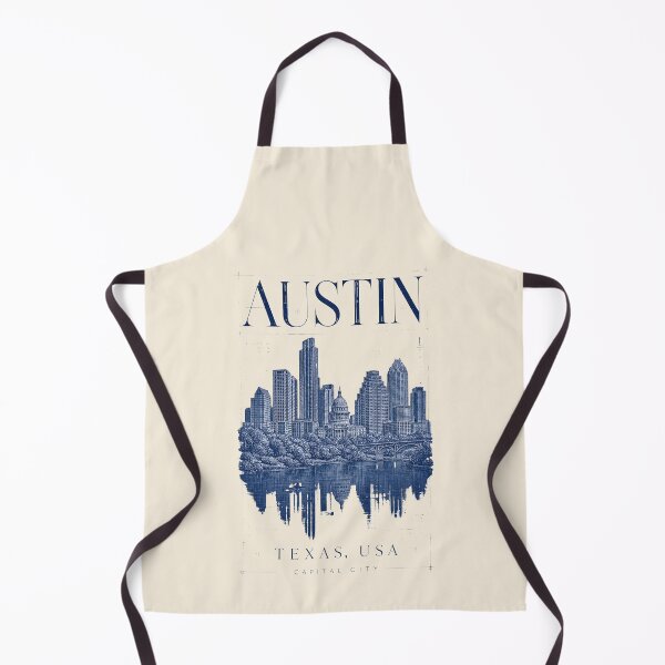 Artikelvorschau, Austin, Texas, USA [Vintage-Illustration] entworfen und verkauft von elektronen.