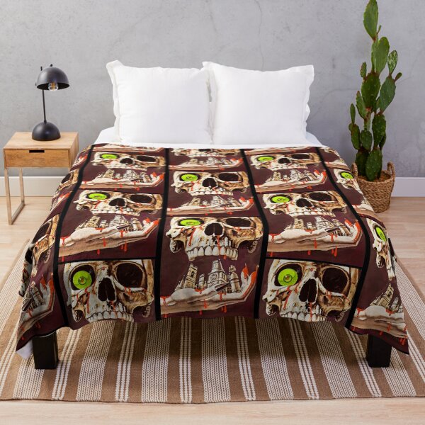 Item preview, Gothic Haunted Manor Skull Graphic designed and sold by Triix4fChinh.