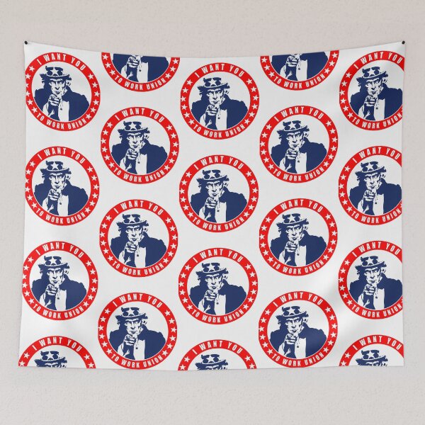 Item preview, Funny Uncle Sam - Work Union designed and sold by zyla-calkins.