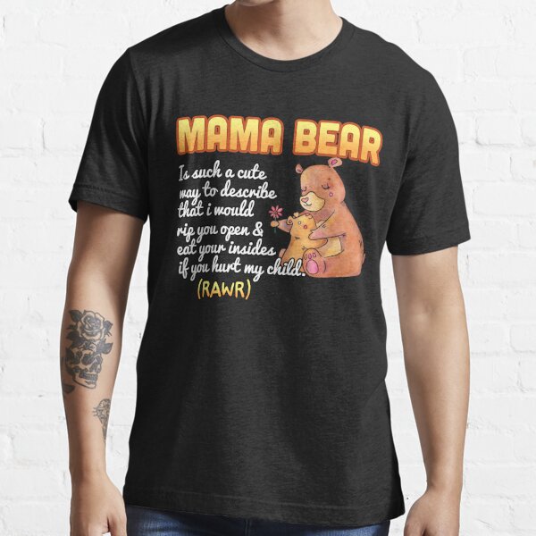 Simple Design Shop Mama Bear Pink T-Shirt 2XL