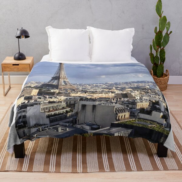 Item preview, Panoramic Cityscape Of Paris Featuring Eiffel Tower Under Cloudy Sky designed and sold by Zakaryb.
