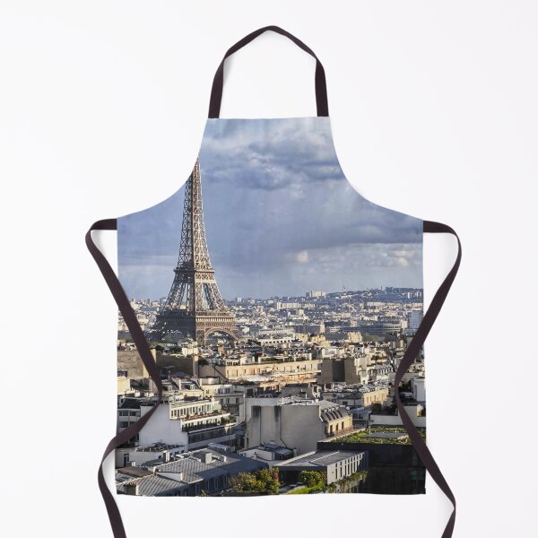 Item preview, Panoramic Cityscape Of Paris Featuring Eiffel Tower Under Cloudy Sky    designed and sold by Zakaryb.