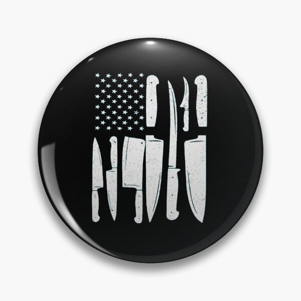 Item preview, Minimalist White Kitchen Knives American Flag Grid designed and sold by TitoRau6.