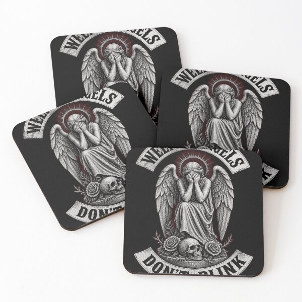 Item preview, Weeping Angels Don't Blink Gothic Angel Skull-31 designed and sold by DolphLager.