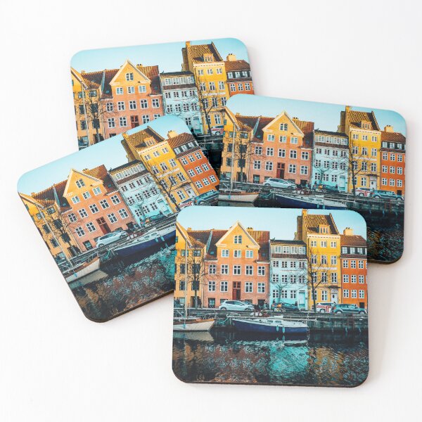 Item preview, Colorful Buildings Reflected In Canal Water At Nyhavn Copenhagen    designed and sold by Zakaryb.