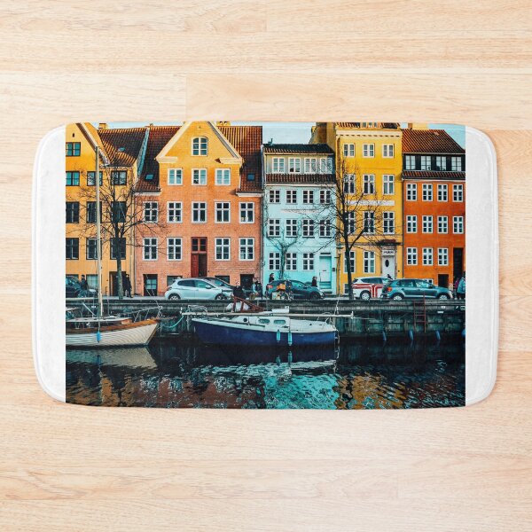 Item preview, Colorful Buildings Reflected In Canal Water At Nyhavn Copenhagen    designed and sold by Zakaryb.