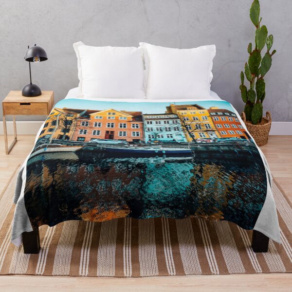 Item preview, Colorful Buildings Reflected In Canal Water At Nyhavn Copenhagen    designed and sold by Zakaryb.
