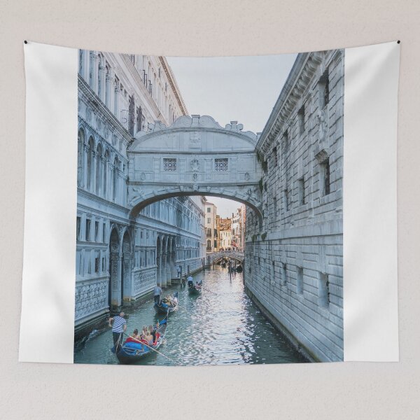 Item preview, Gondolas Passing Under Bridge Of Sighs In Venice Canal    designed and sold by Zakaryb.