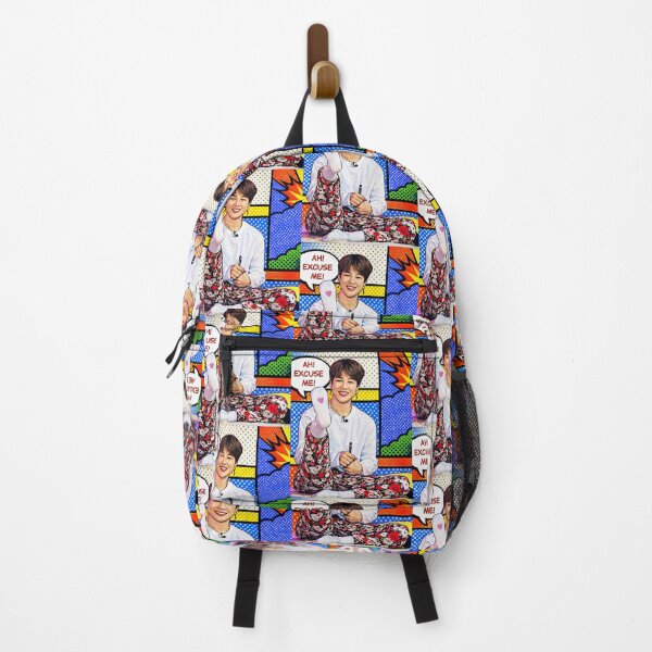 Item preview, BTS Jimin - Ah! Excuse me! Meme - colourful pop art designed and sold by moteesshop.