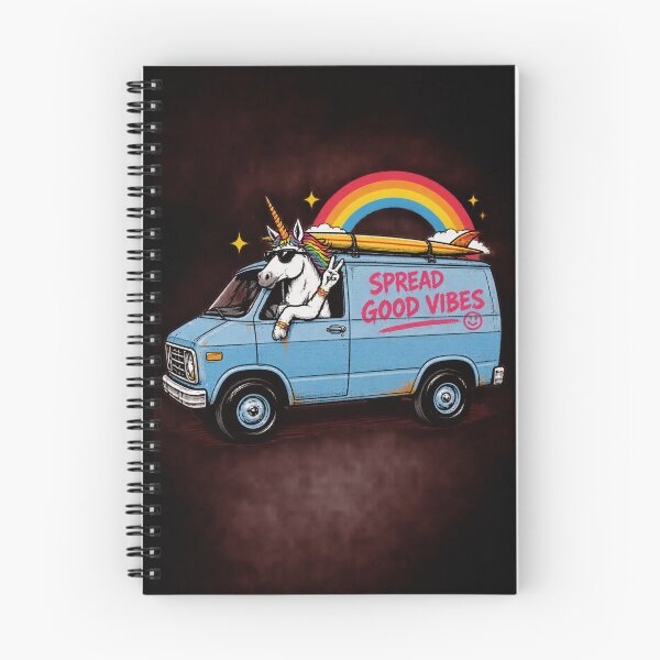 Item preview, Unicorn Driving Van Spread Good Vibes Rainbow-86 designed and sold by DolphLager.