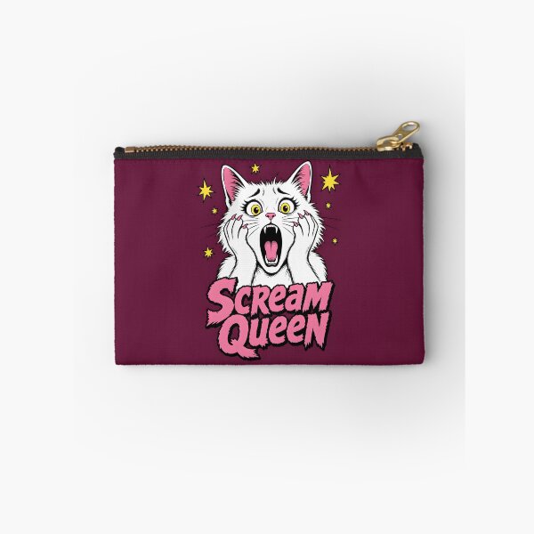 Item preview, Scream Queen Dramatic Cat Funny Halloween Design designed and sold by Glitchart66.