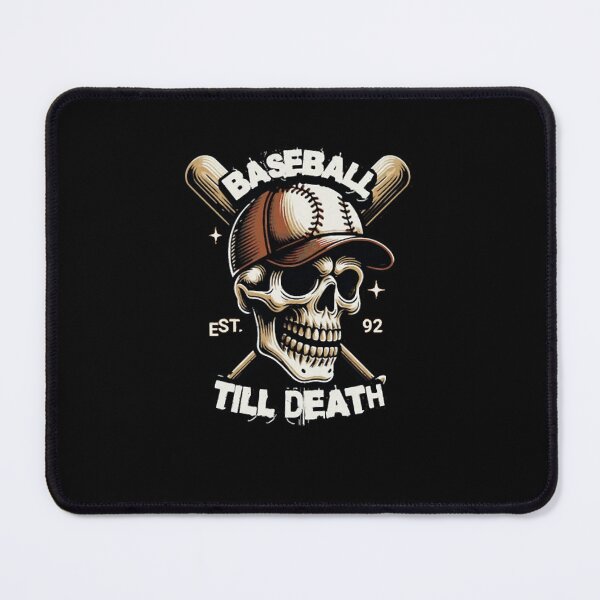 Item preview, Vintage Distressed Baseball Skull Crossed Bats Emblem designed and sold by TitoRau6.