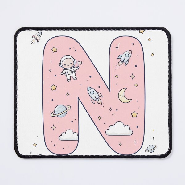 Item preview, N - Floral Alphabet Letter designed and sold by BoldcreationsM.
