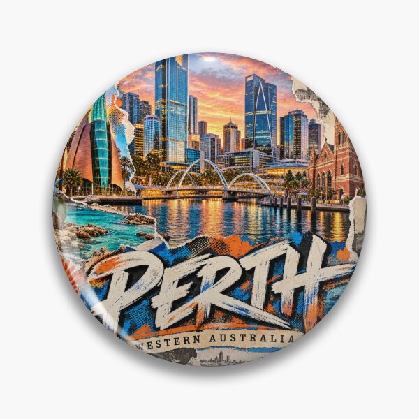 Artikelvorschau, Perth – Sonnenuntergangs-Skyline & Streetwear-Erbe entworfen und verkauft von URBIVO.