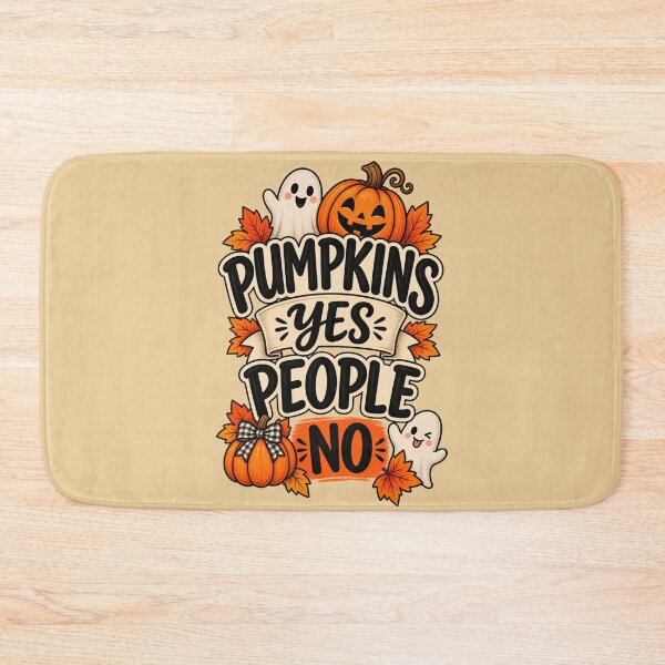 Item preview, Pumpkins Yes People No Funny Introvert Halloween Design designed and sold by MarselArt.