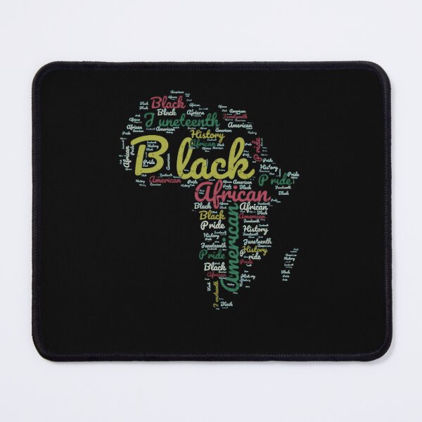 Item preview, African Continent Typography Word Cloud Pride Art designed and sold by TitoRau6.