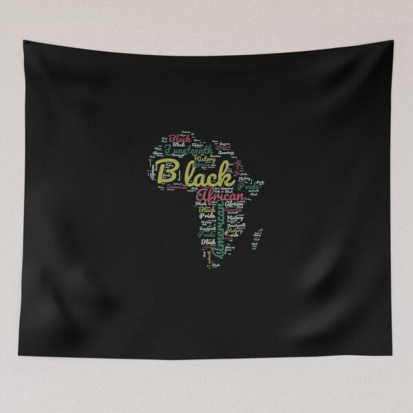 Item preview, Tipografía del continente africano Nube de palabras Orgullo Arte designed and sold by TitoRau6.