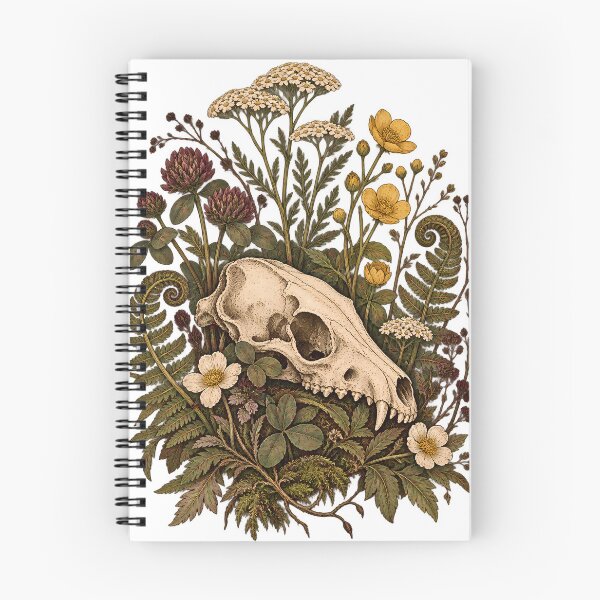 Item preview, Wildflower Fox Skull designed and sold by artditisme.