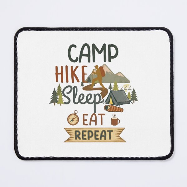 Item preview, Camp Hike Sleep Eat Repeat Vintage Outdoor Adventure Graphic designed and sold by GabeMountainArt.