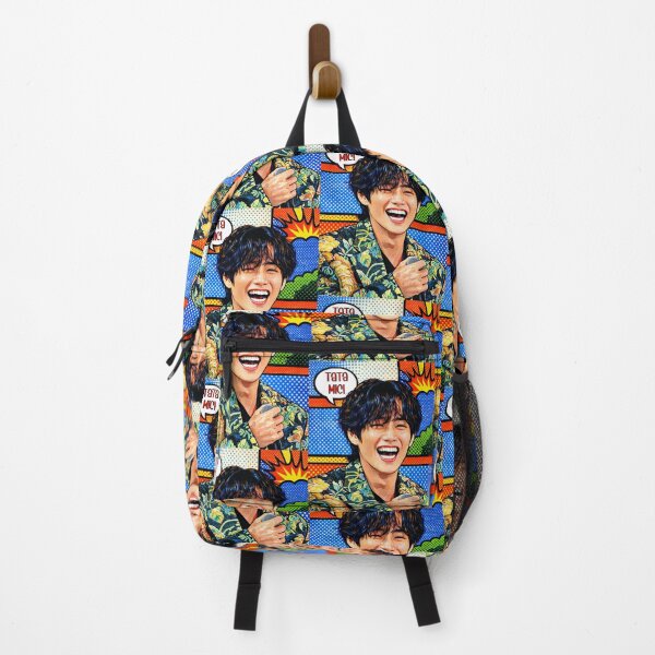 Item preview, BTS Taehyung - colourful pop art - thV Tata mic  designed and sold by moteesshop.