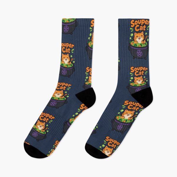 Item preview, Sopa de caldero de gato Souper Juego de palabras divertido de Halloween designed and sold by Glitchart66.