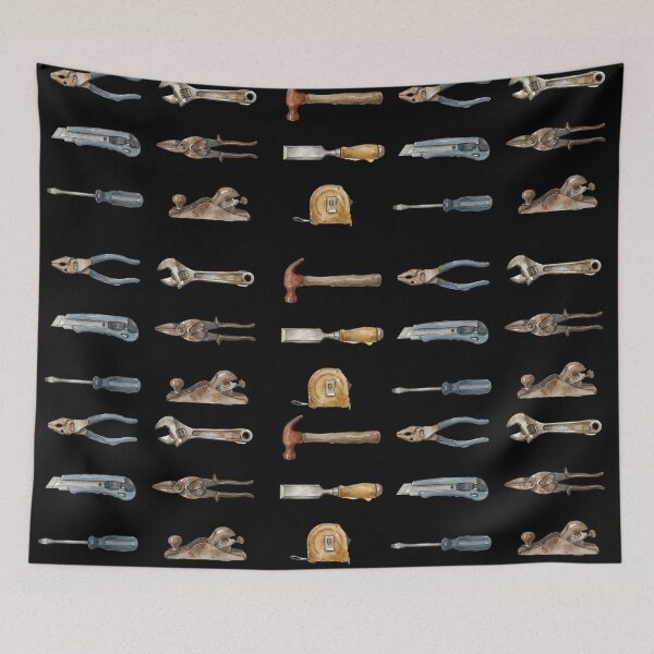 Item preview, Vintage Hand Tools Hardware Pattern Mechanic Gift designed and sold by bvdesignart.