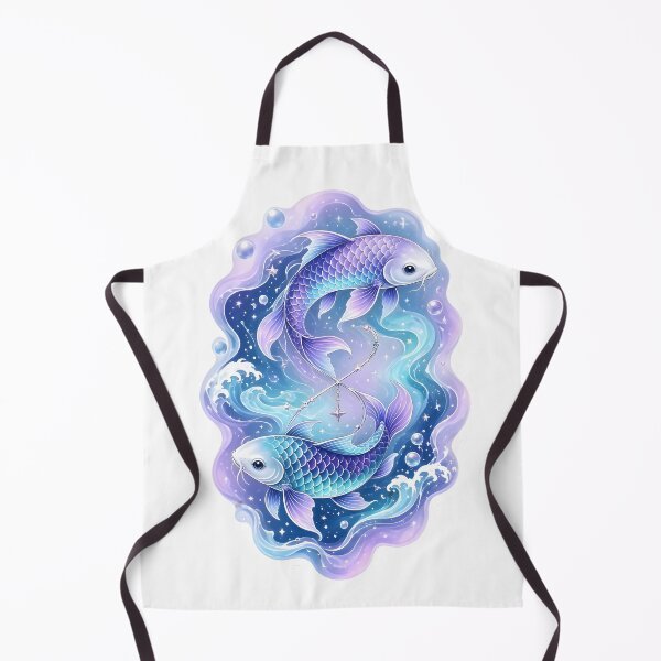 Artikelvorschau, Fische-Symbol (vertäumtes Aquarell) entworfen und verkauft von Zodiac Celestial Art.