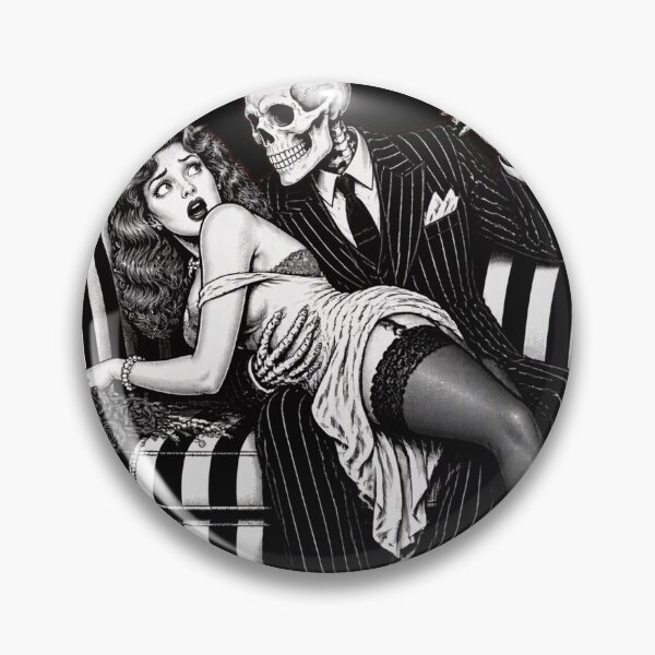 Item preview, Skeleton Noir Romance Vintage Art T-Shirt-2 designed and sold by DolphLager.
