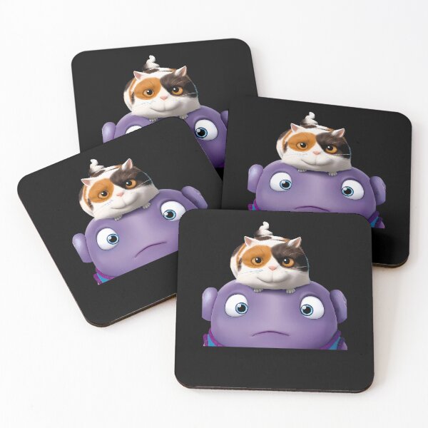 Item preview, Calico Cat Sitting On Purple Alien Head designed and sold by aware-ness.