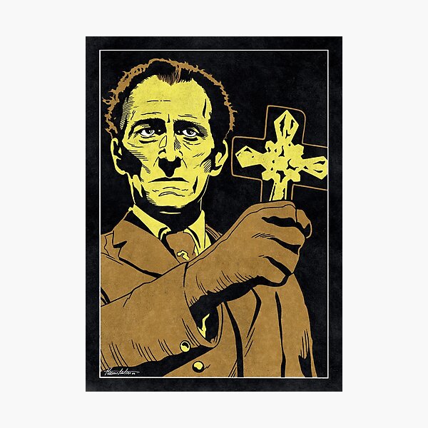 Item preview, DOCTOR VAN HELSING - The Brides of Dracula (Bichrome) designed and sold by FamousWeirdosRB.