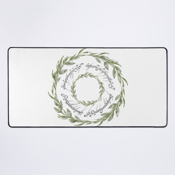 Item preview, Forest Crown One Ring Circular Inscription Lord of the Rings designed and sold by AnimaliaStar.