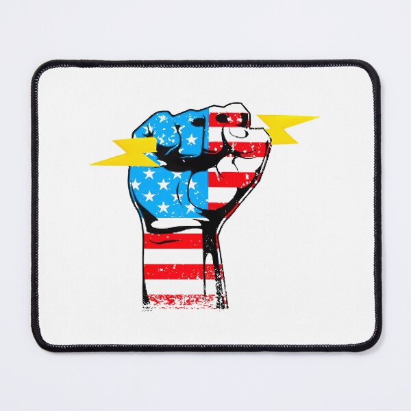 Item preview, Lightning In Us Flag Fist Proud Electrician designed and sold by zyla-calkins.
