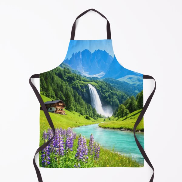 Item preview, Emerald Valley Falls - Alpine Mountain Paradise designed and sold by nhk999.