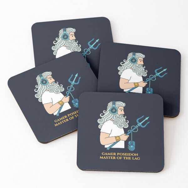 Item preview, Gamer Poseidon Master of the Lag: Funny Mythology Art designed and sold by codex antique.