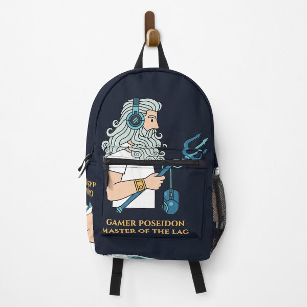 Item preview, Gamer Poseidon Master of the Lag: Funny Mythology Art designed and sold by codex antique.