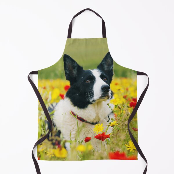 Item preview, Perro sentado bonito en las flores designed and sold by Terri Waters Photography & Design.
