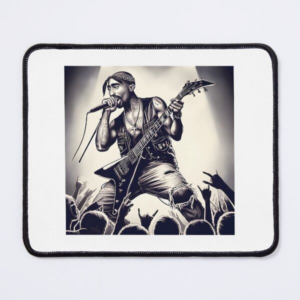 Item preview, Tupac Inspired Rocker Design with Urban Vibes and Bold Style designed and sold by MugHive.