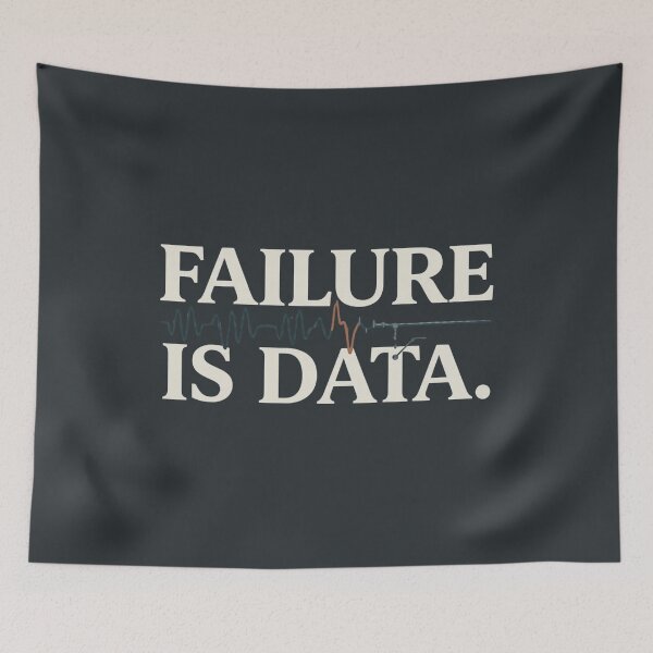 Item preview, Failure Is Data Reliability Engineering designed and sold by Amr Darwish Graphic designer.